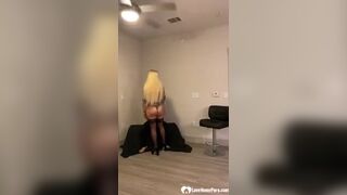 Big ass blonde getting dicked nicely