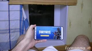 Teenanna - Fucked her in Throat to Play Fortnite