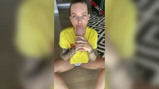 Viking Barbie playing with dildo on the floor snapchat premium porn videos