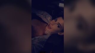 Andie Adams public car night dildo masturbation creamy pussy snapchat free