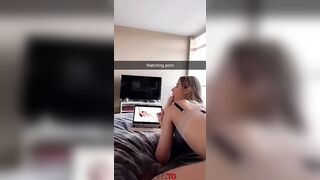 Andie Adams watching porn riding dildo snapchat free