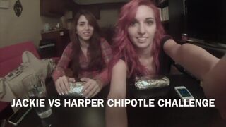 Harper Madi burrito eating contest girl girl 2015_01_01 | ManyVids Free Porn Videos
