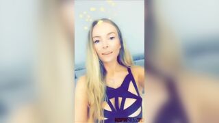 Brea Rose dildo her pussy snapchat free