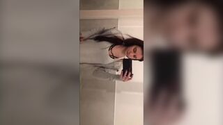 Katie (Kimber) Noelle shower teasing snapchat free