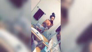 Taylor White mirror view naked teasing snap snapchat free