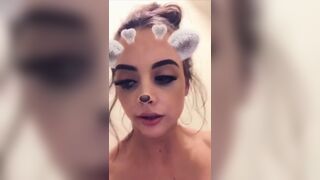 Allison Parker bath room small vib cumming snapchat free
