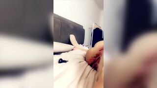 Amber Riley selfie clip dildo masturbating snapchat free