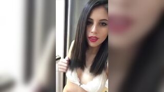Kourtney Kash red bikini pussy teasing show snapchat free