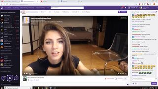 Girl Masturbating and Squirting in Twitch Stream before getting Banned