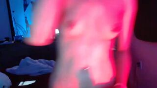 Mila_Poonis Nude Pussy Masturbation in Red Light & Beer drinking Videos