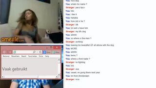 Hot American 21yr old Cheating on BF on Omegle