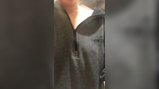 Davina davis almost caught masturbating in public xxx video