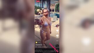 Zoie burgher nude pool show onlyfans videos 2020/07/15