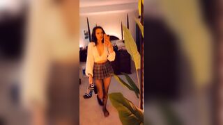 Verabambi sexy schoolgirl outfit try on videos leaked