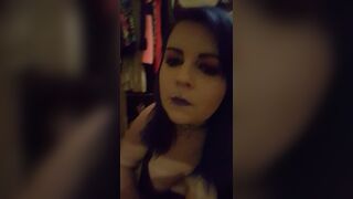 Boundgirlxo selfie sucking 12 inch dildo part 2 xxx video