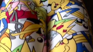 Girl with a big booty in tights adventure time fucks wi