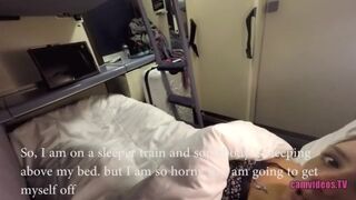 Mariah_Leonne - Train Masturbate Suck Stranger
