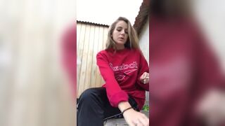 English Teen Smoking and Masturbating (anyone know her Name?)
