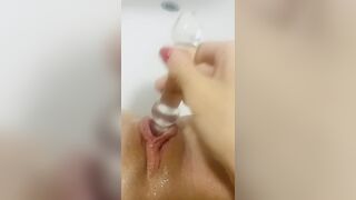 Dee_x 1968103 Double ended glass dildo is one of my favourites premium porn video