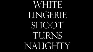 Hollyhotwife - White Lingerie Photoshoot Turns Naughty