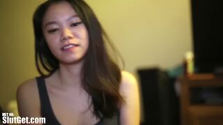 Asian Teen from Dating App gets FaceFucked