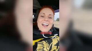 Chrissy Leblanc flashing in car snapchat premium porn videos