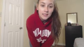 Young Teen Strips and Masterbates