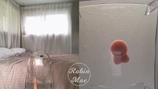 Robin Mae - SplitScreen Dildo Ride Cam