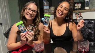 Kyrabatara out here sippin wine and pullin card with this hottie who s your favorite player xxx onlyfans porn video