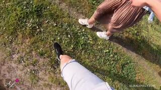 Alisa Lovely - Naughty Picnic - Amateur Couple Outdoors