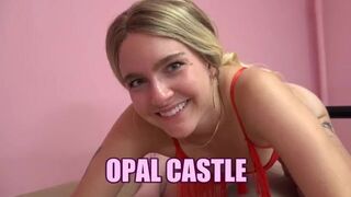 Raunchy College Girl Opal Castle Is Giving Head To An O
