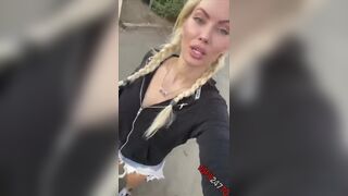 Viking Barbie & Layna Boo outdoor dildo fuck show snapchat premium porn videos