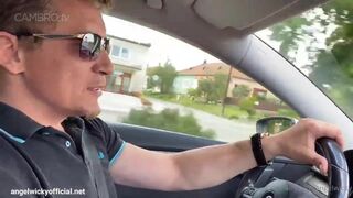 Angel wicky- fucking in the car
