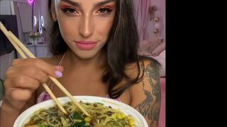 Missxwhip Slurping Sucking Licking Getting Messy & A Slow Strip While We Eat Dinner Together xxx onlyfans porn videos