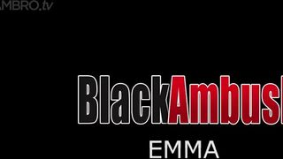 Black Ambush Teen Emma Gets Ravaged Anally by BBC