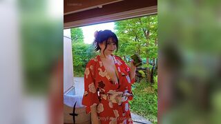 Anri Okita End Summer Kimono 1