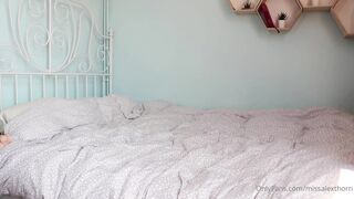 Missalexthorn A No Nonsense Video During Which I Enjoy Myself On My New Bed That Squeaks A Lot More Than xxx onlyfans porn videos