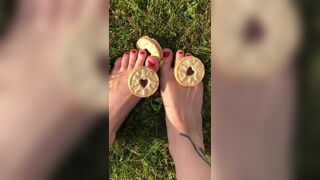 FetishNikki One for the biscuit feet crush food giantess worship Video xxx onlyfans porn