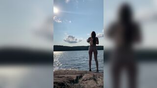Marywana after two kayak routes & a 340m portage i arrived at the campsite. an entire lake to mys xxx onlyfans porn videos