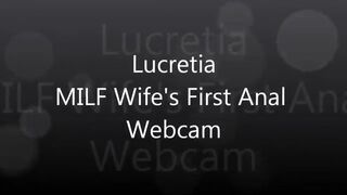 MILF Wife's First Anal Webcam PR