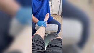 Scarlettrose43 Sneaked A Video During My Pedicure w/ My Natural Nails Before They Were Painted Ft xxx onlyfans porn videos
