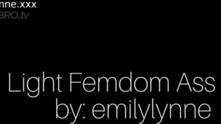 Emilly Lynne light Femdom Ass