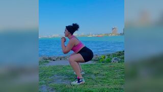 Hiitwithpaloma beach booty cardio hiit today i challenge you to a groovin booty workout xxx onlyfans porn videos