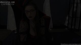 AmberCutie - Damnation's Whore - Costume Cum Video