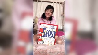 Ittybittykath Reading Oh dr Seuss What nice books you have to rea xxx onlyfans porn