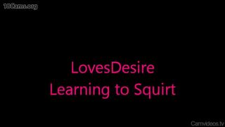 Lovesdesire Learning To Squirt 18cams.org
