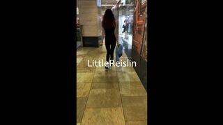 Classmate Swallow Cum after School in the Mall - Amateur Public Blowjob
