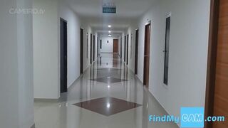 My_Wife_SexyDreams - Dancing TOTALLY NAKED under Hotel Corridor Cams and at my room balcony