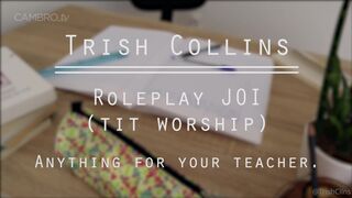 Trish Colins tit worship
