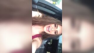 Allison Parker public in car creamy pussy fingering 2018/05/30 porn videos